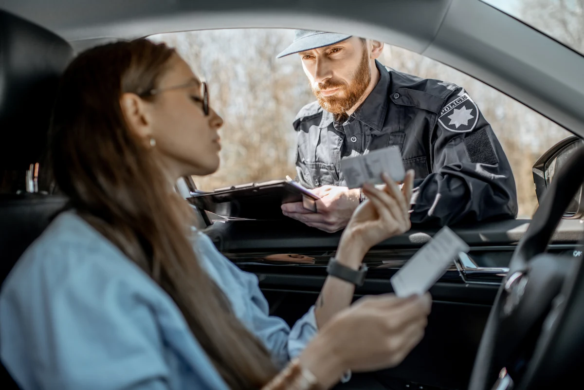 Out-of-state driver receiving a traffic ticket